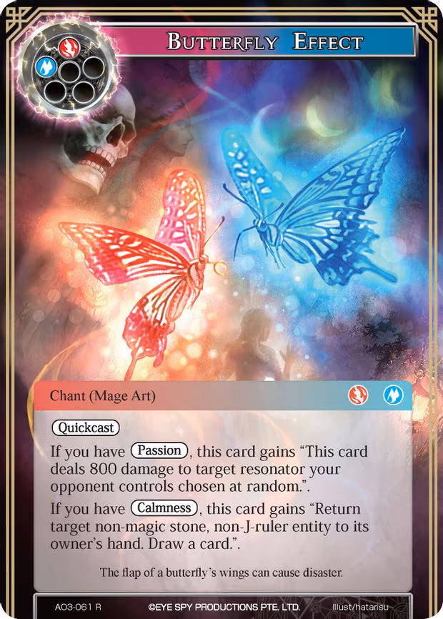 Butterfly Effect - Rare (AO3-061)
