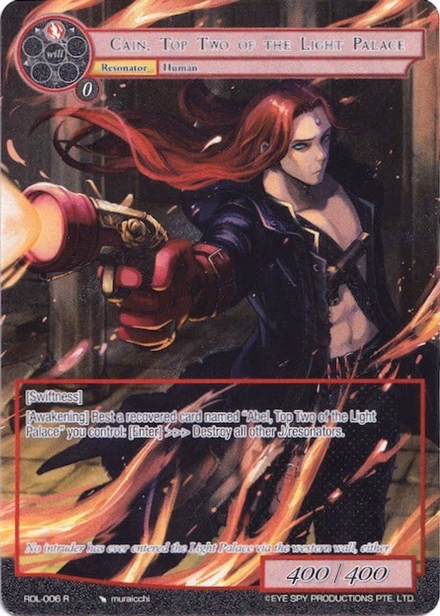 Cain, Top Two of the Light Palace