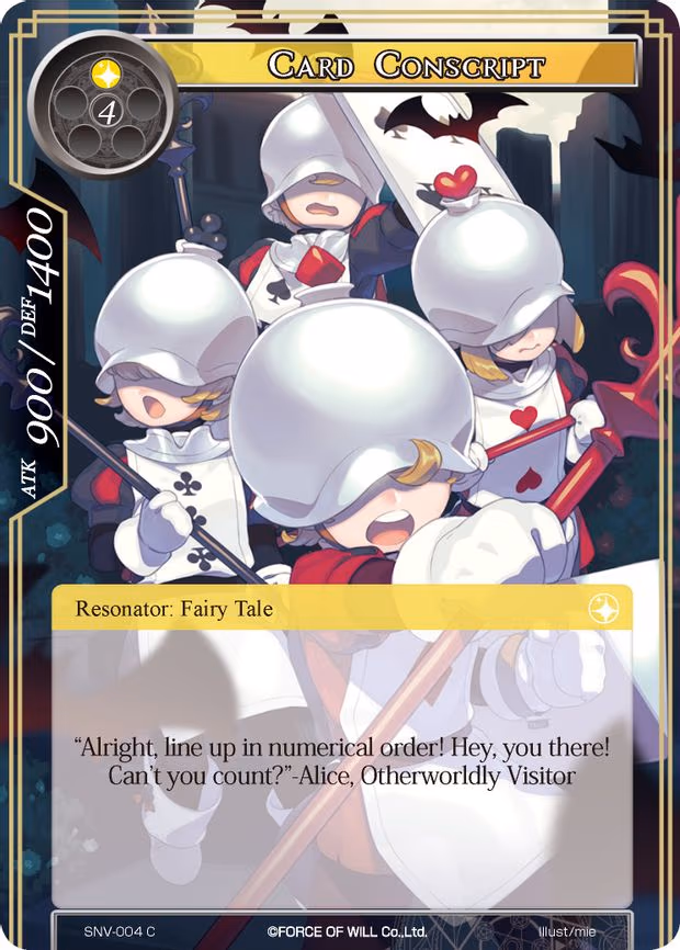 Card Conscript - Common (SNV-004)