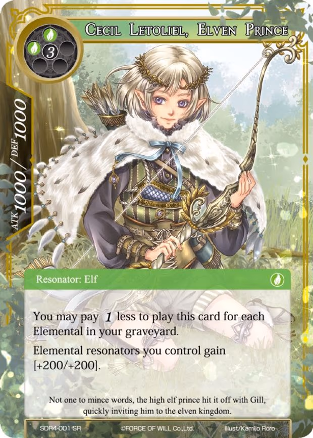 Cecil Letoliel, Elven Prince