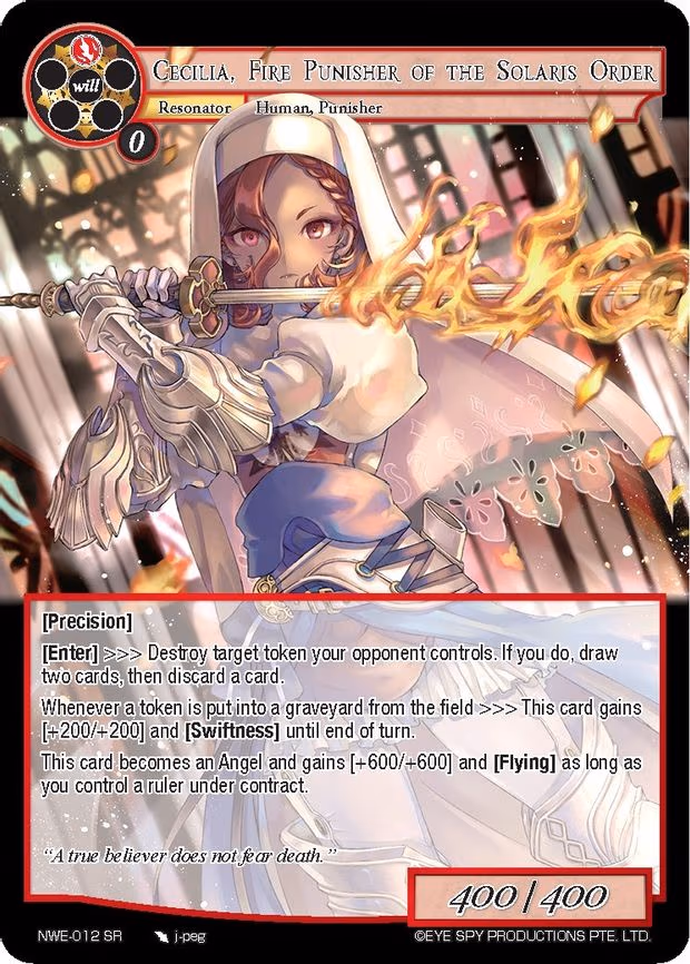 Cecilia, Fire Punisher of the Solaris Order