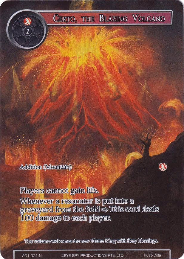 Certo, the Blazing Volcano