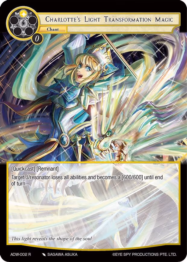 Charlotte's Light Transformation Magic - Rare (ADW-002)
