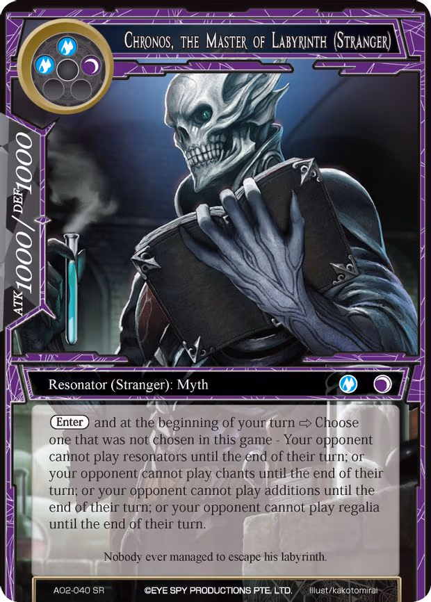 Chronos, the Master of Labyrinth (Stranger)