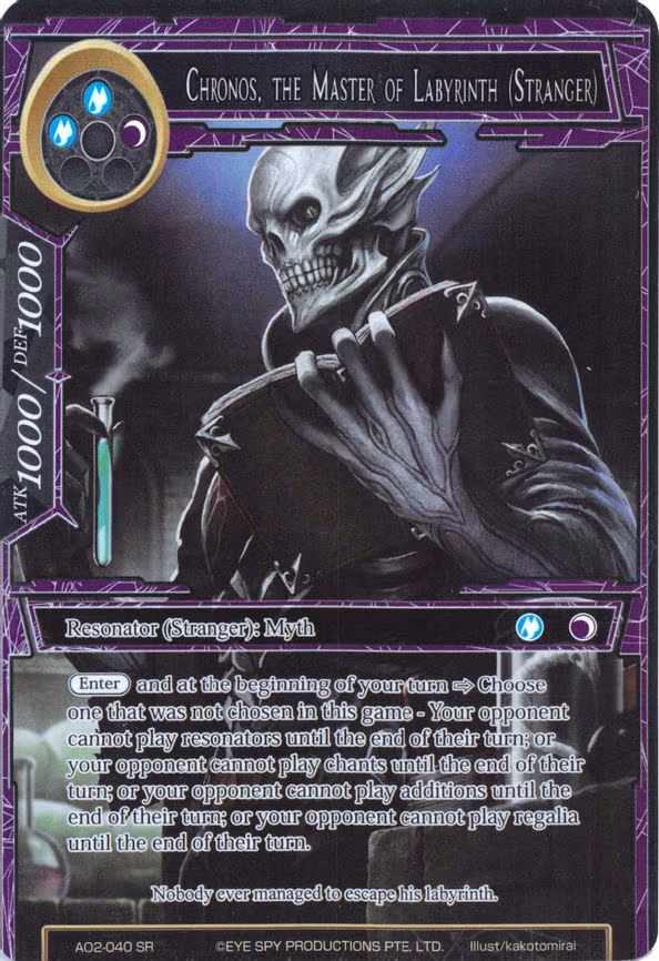 Chronos, the Master of Labyrinth (Stranger)