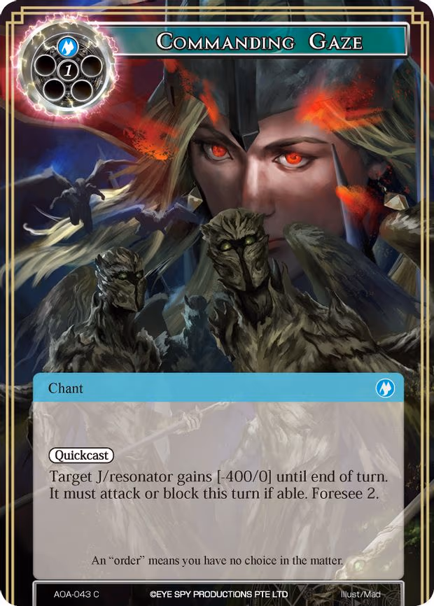 Commanding Gaze - Common (AOA-043)