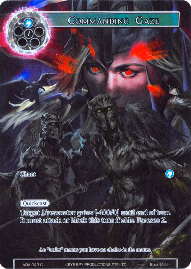 Commanding Gaze - Common (AOA-043)