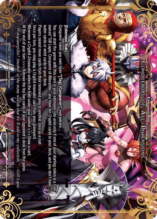 Conquerors of all Dimensions - XR (MP02-112 XR)