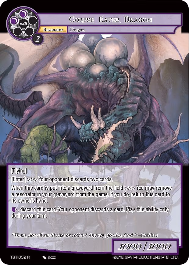 Corpse Eater Dragon - Rare (TST-052)