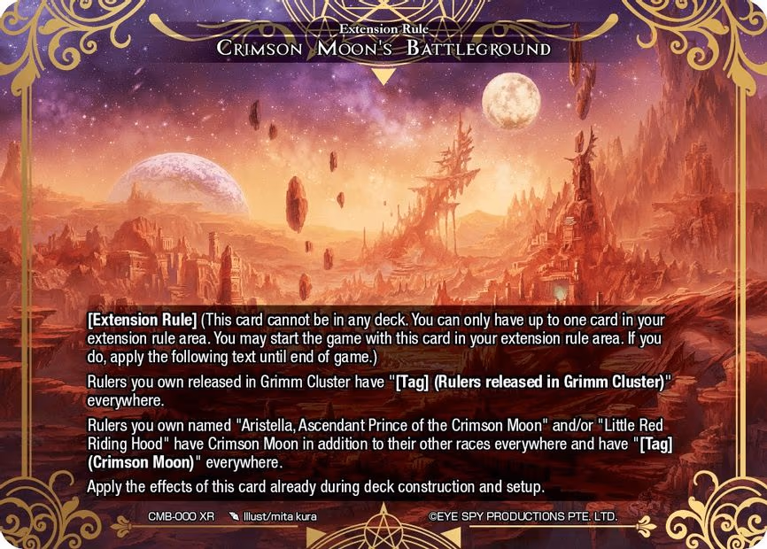 Crimson Moon's Battleground - XR (CMB-000 XR)