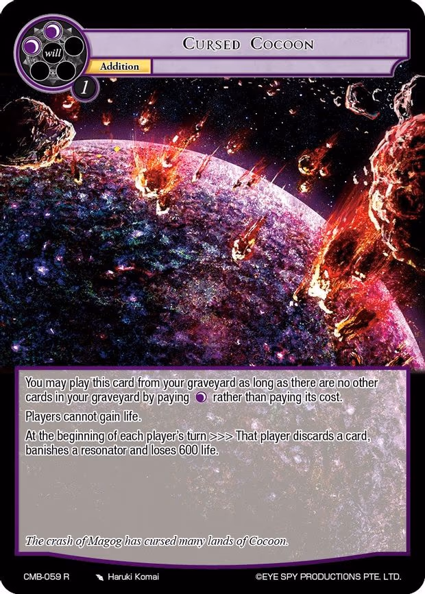 Cursed Cocoon - Rare (CMB-059 R)