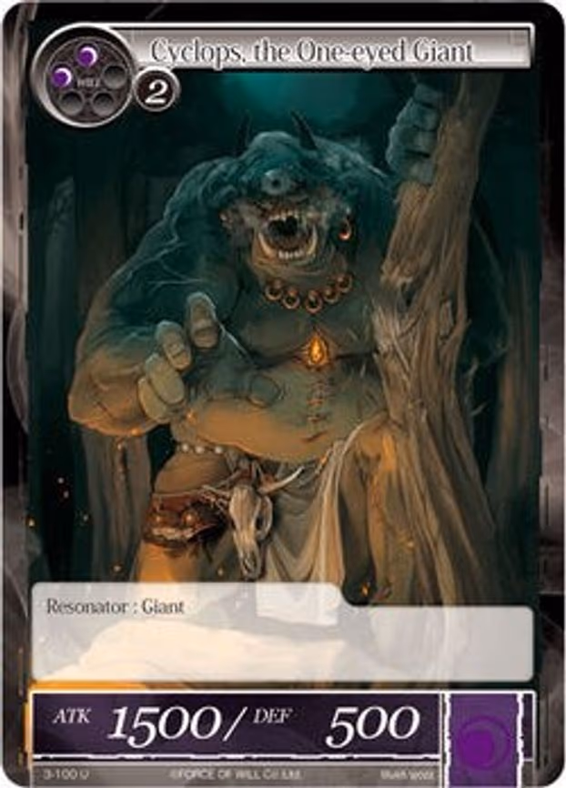 Cyclops, the One-eyed Giant - Uncommon (3-100)