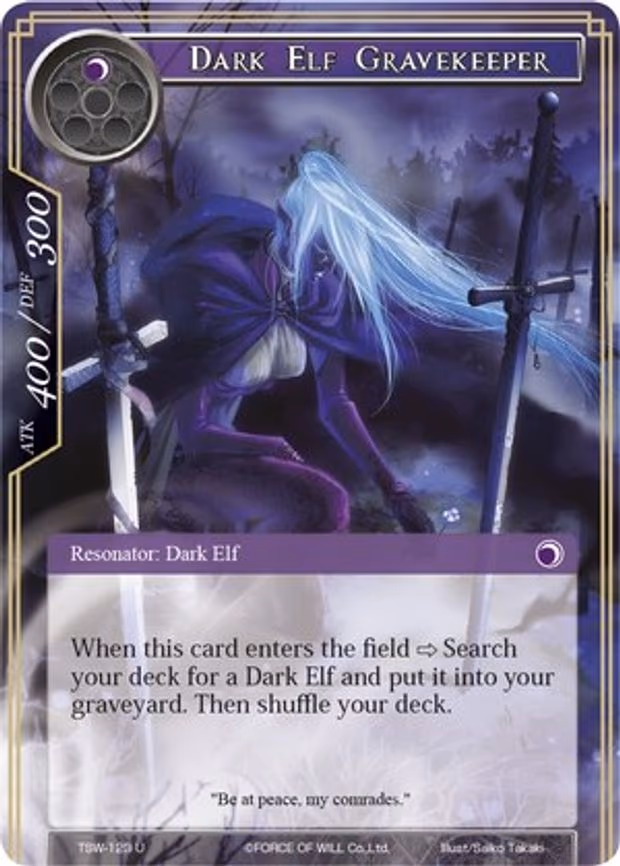 Dark Elf Gravekeeper - Uncommon (TSW-123)
