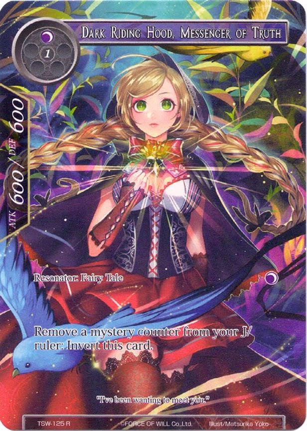 Dark Riding Hood, Messenger of Truth // Red Riding Hood, Recovered Hope