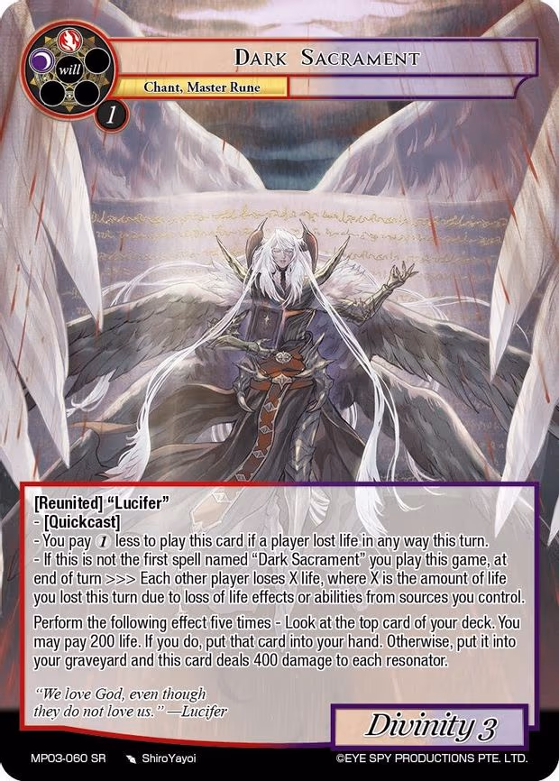 Dark Sacrament - Super Rare (MP03-060 SR)