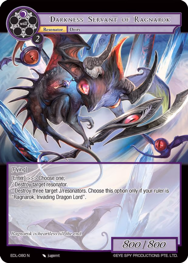 Darkness Servant of Ragnarok - Normal (EDL-080)