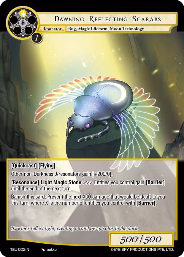 Dawning Reflecting Scarabs - Normal (TEU-002 N)