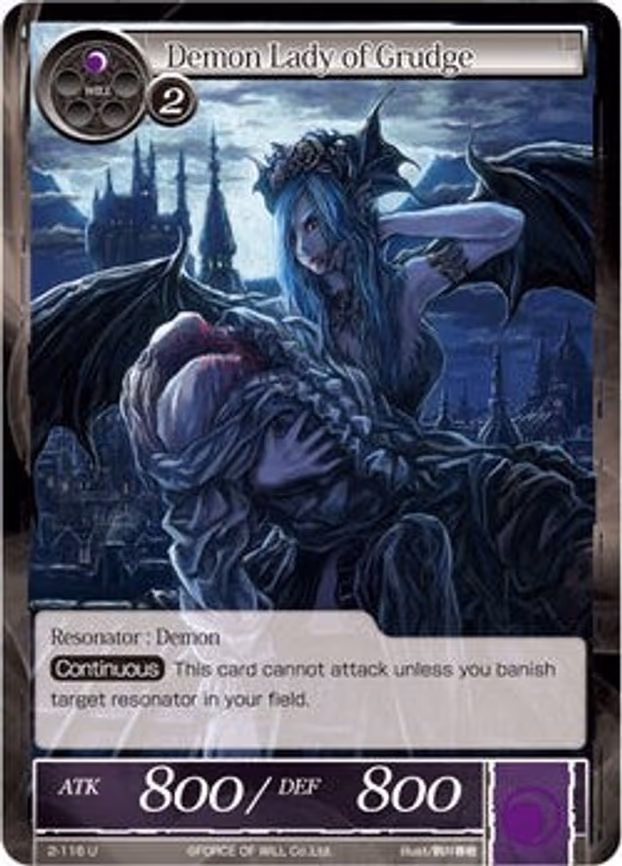 Demon Lady of Grudge - Uncommon (2-116)