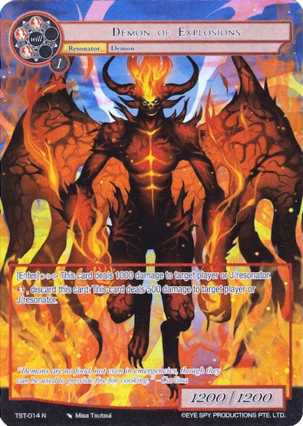 Demon of Explosions - Normal (TST-014)