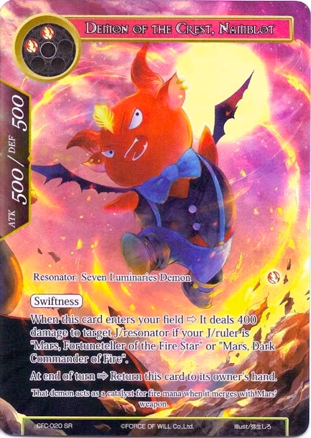 Demon of the Crest, Namblot