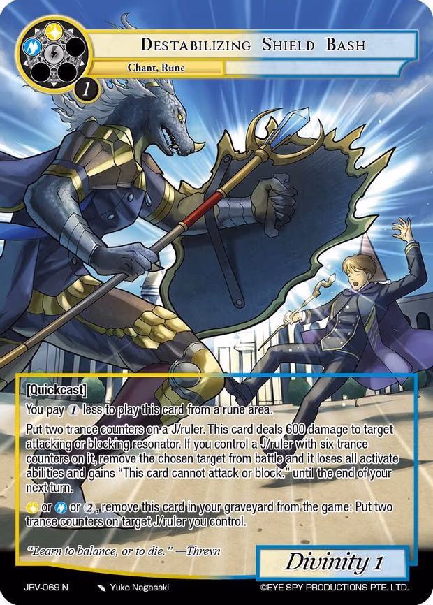 Destabilizing Shield Bash - Normal (JRV-069 N)