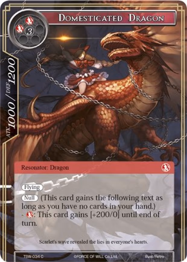 Domesticated Dragon - Common (TSW-034)