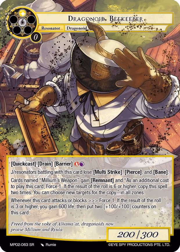 Dragonoid Beekeeper - Super Rare (MP02-063 SR)