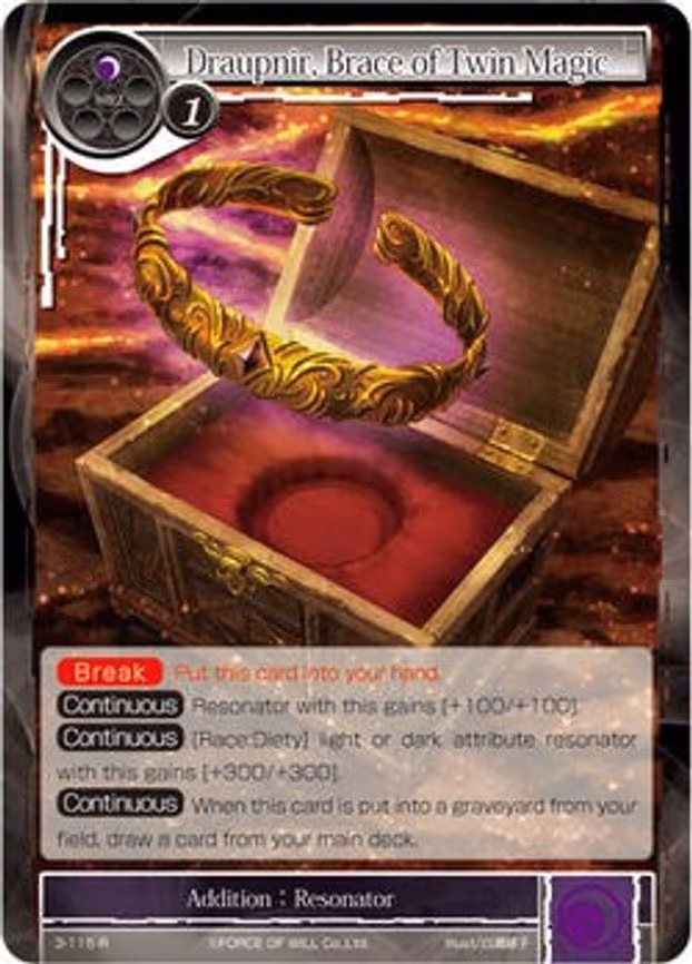 Draupnir, Brace of Twin Magic - Rare (3-115)