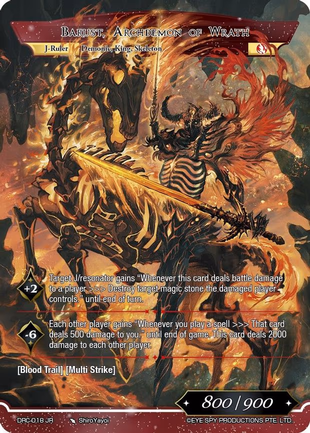 Duke of Disaster, Barust // Barust, Archdemon of Demon