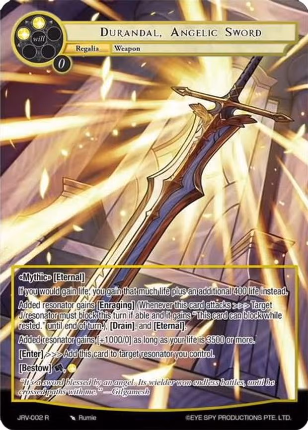 Durandal Angelic Sword - Rare (JRV-002 R)