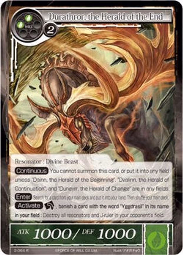 Durathror, the Herald of the End - Rare (2-064)