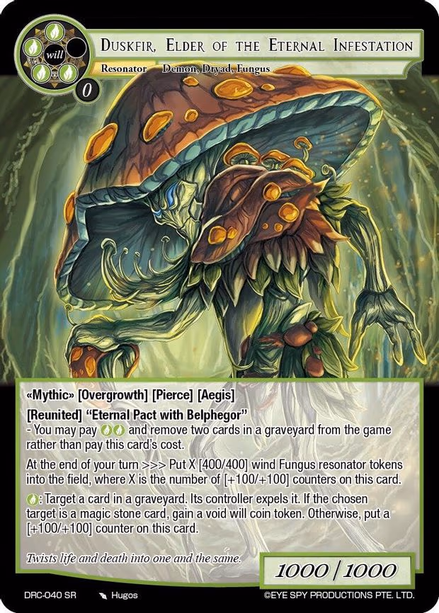 Duskfir, Elder of the Eternal Infestation - Super Rare (DRC-040 SR)