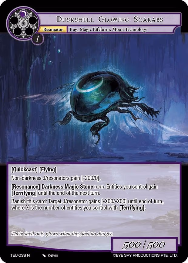 Duskshell Glowing Scarabs - Normal (TEU-038 N)