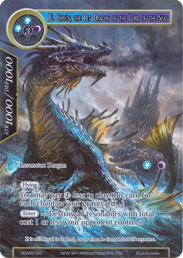 El Chifon, the Pet Dragon of the Lord of the Seas