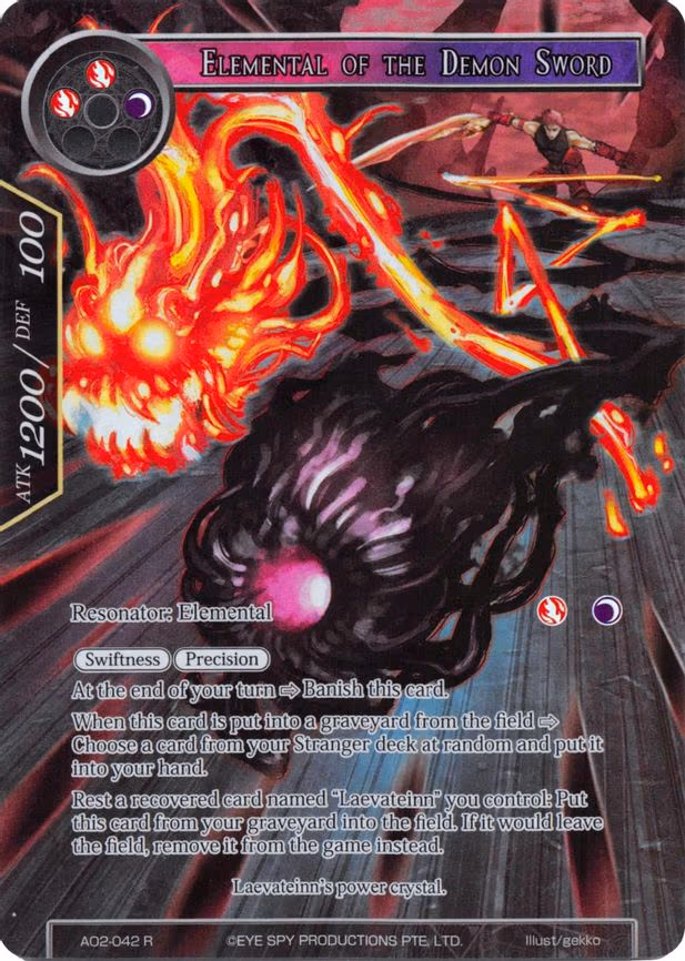 Elemental of the Demon Sword - Rare (AO2-042)