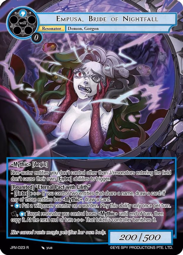 Empusa, Bride of Nightfall - Rare (JRV-023 R)