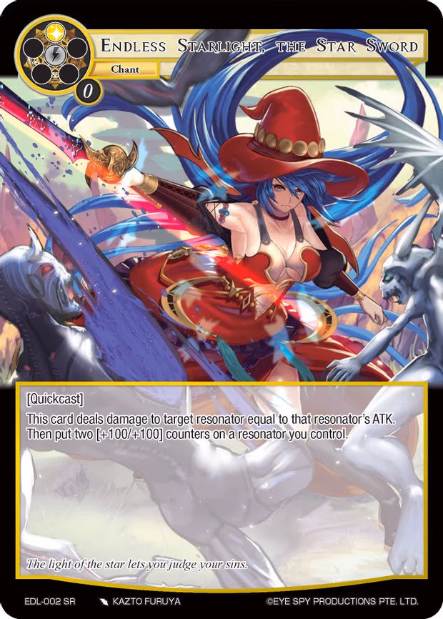 Endless Starlight, the Star Sword - Super Rare (EDL-002)