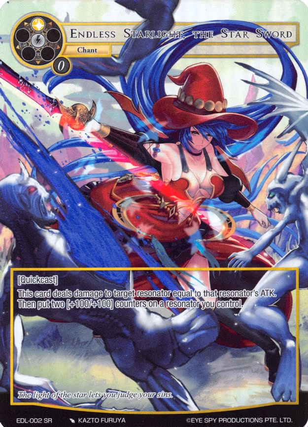 Endless Starlight, the Star Sword - Super Rare (EDL-002)