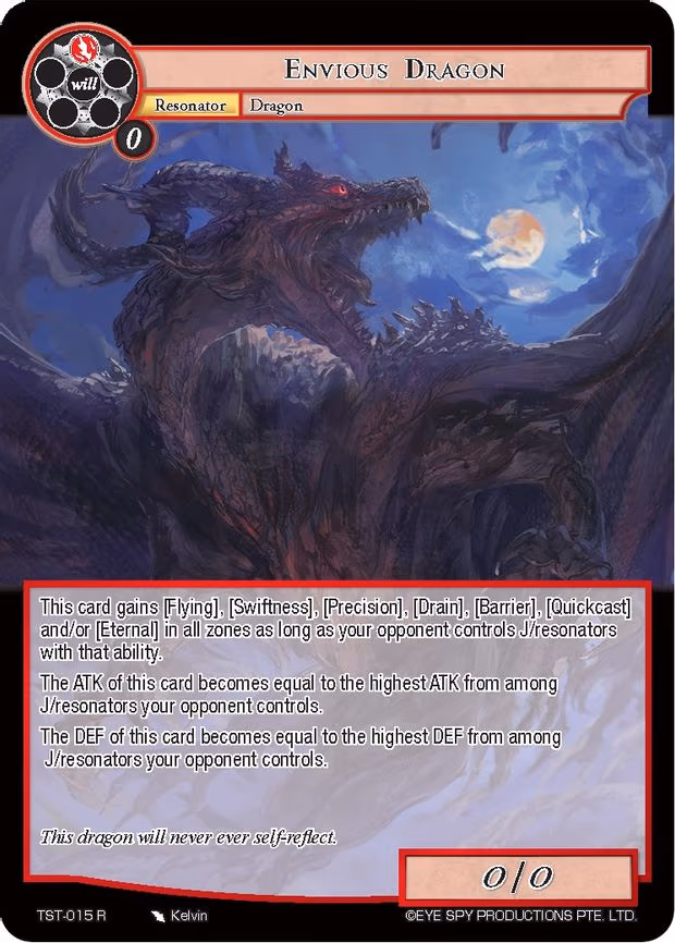 Envious Dragon - Rare (TST-015)