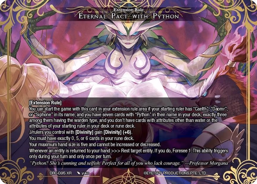 Eternal Pact with Python - XR (DRC-095 XR)