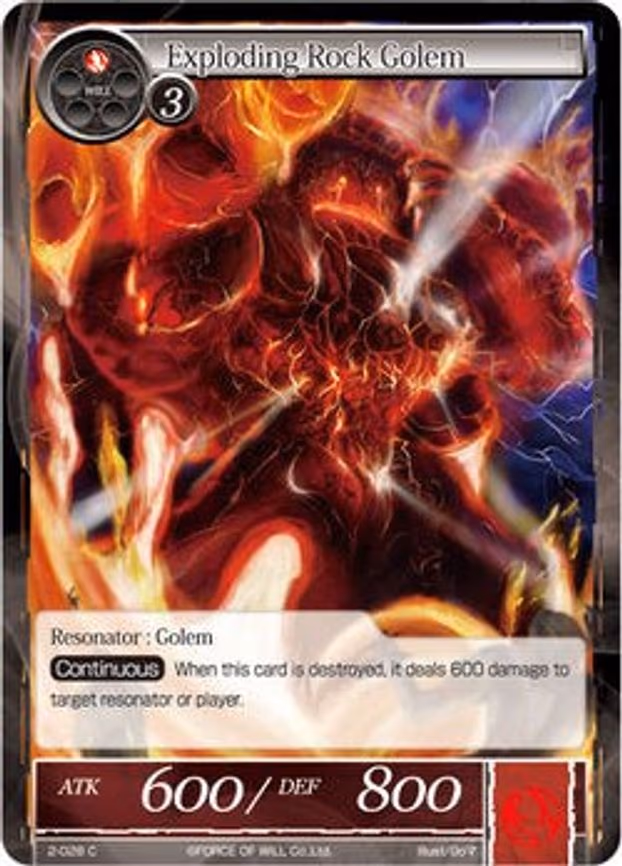 Exploding Rock Golem - Common (2-028)