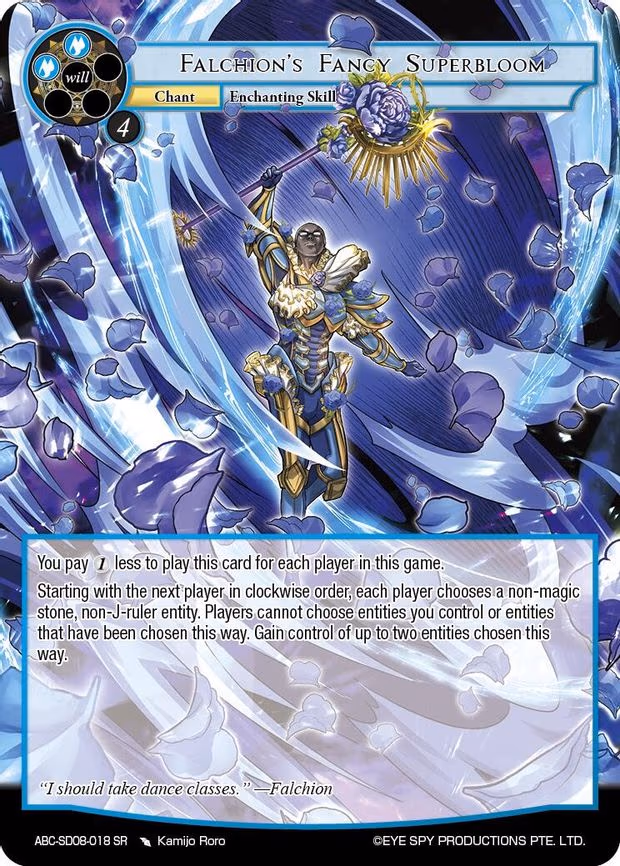 Falchion's Fancy Superbloom - Super Rare (ABC-SD08-018 SR)