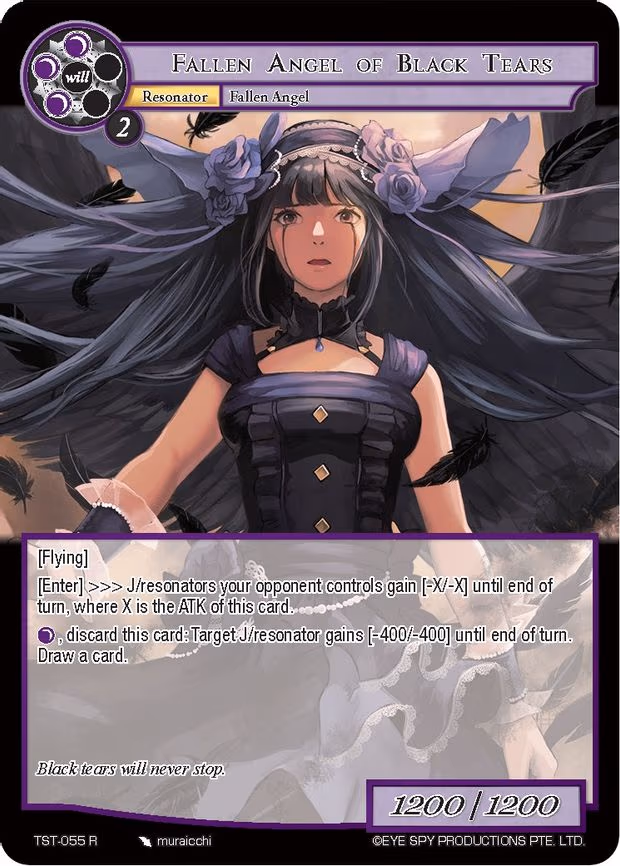 Fallen Angel of Black Tears - Rare (TST-055)
