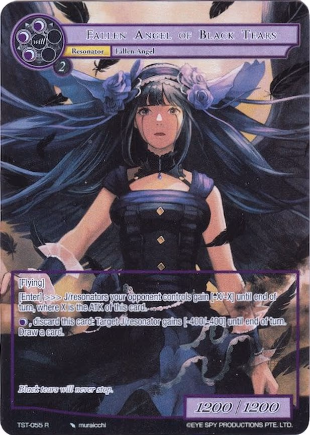 Fallen Angel of Black Tears - Rare (TST-055)