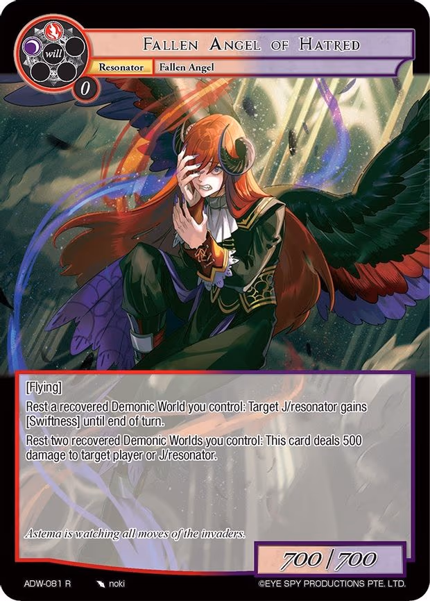 Fallen Angel of Hatred - Rare (ADW-081)