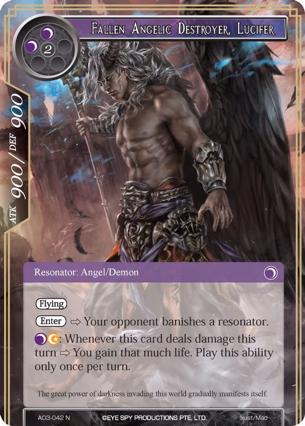 Fallen Angelic Destroyer, Lucifer - Normal (AO3-042)