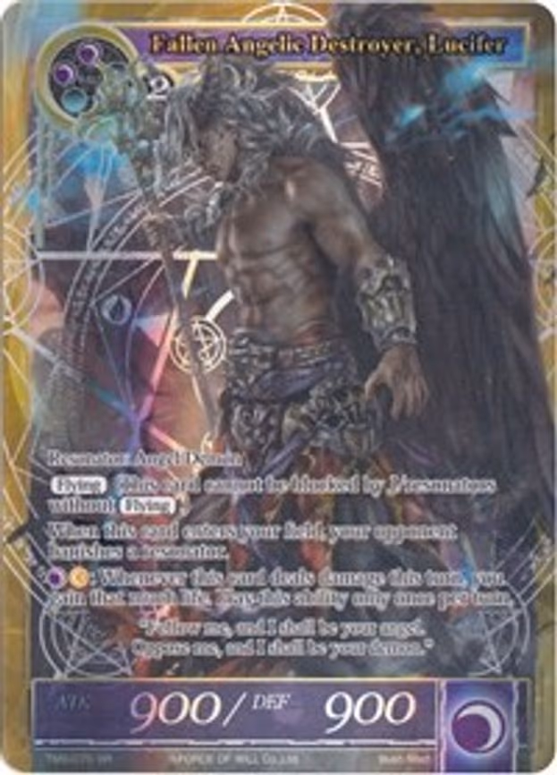 Fallen Angelic Destroyer, Lucifer - Super Rare (TMS-075)