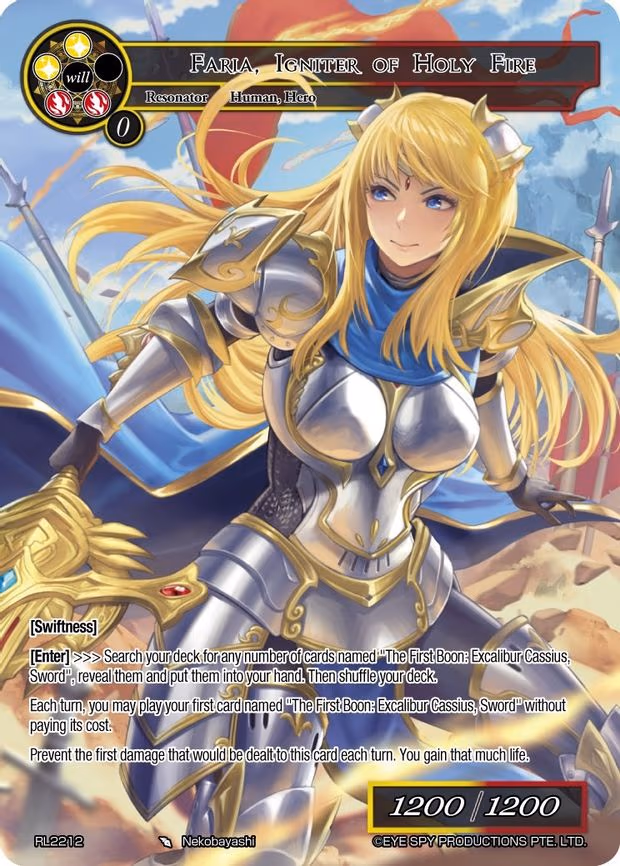 Faria, Igniter of Holy Fire - Promo (RL2212)