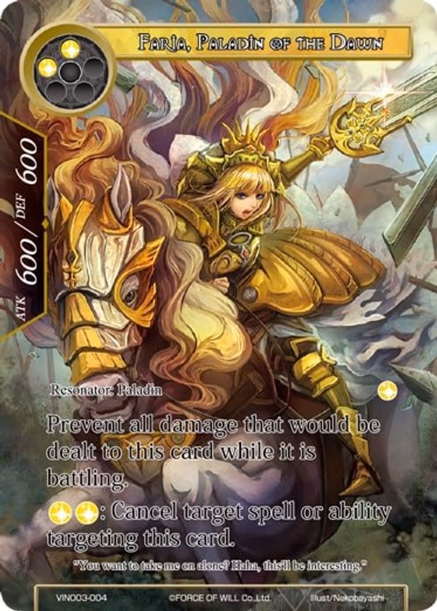 Faria, Paladin of the Dawn