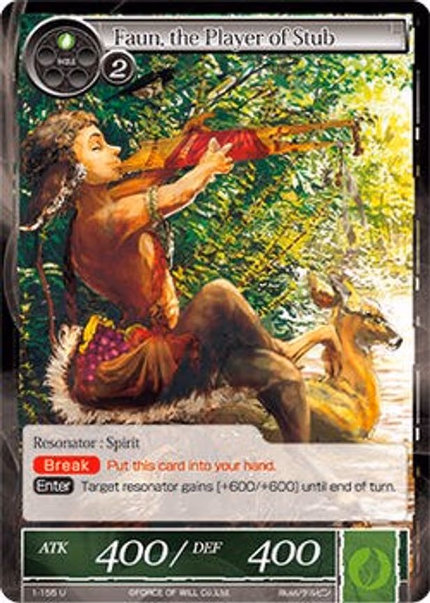 Faun, the Player of Stub - Uncommon (1-155)